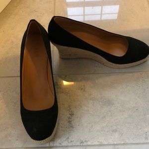 J. Crew Black espadrilles